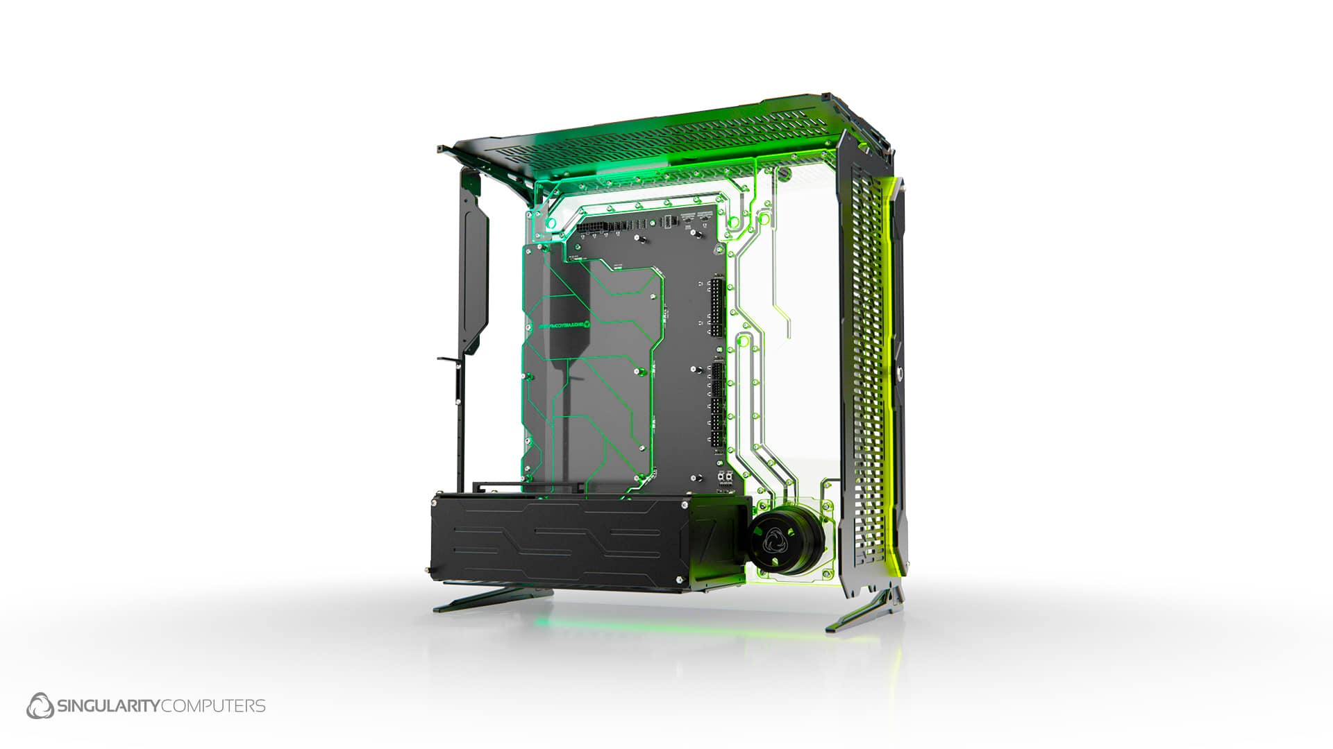 Spectre Integra-M Black Water-cooling Case