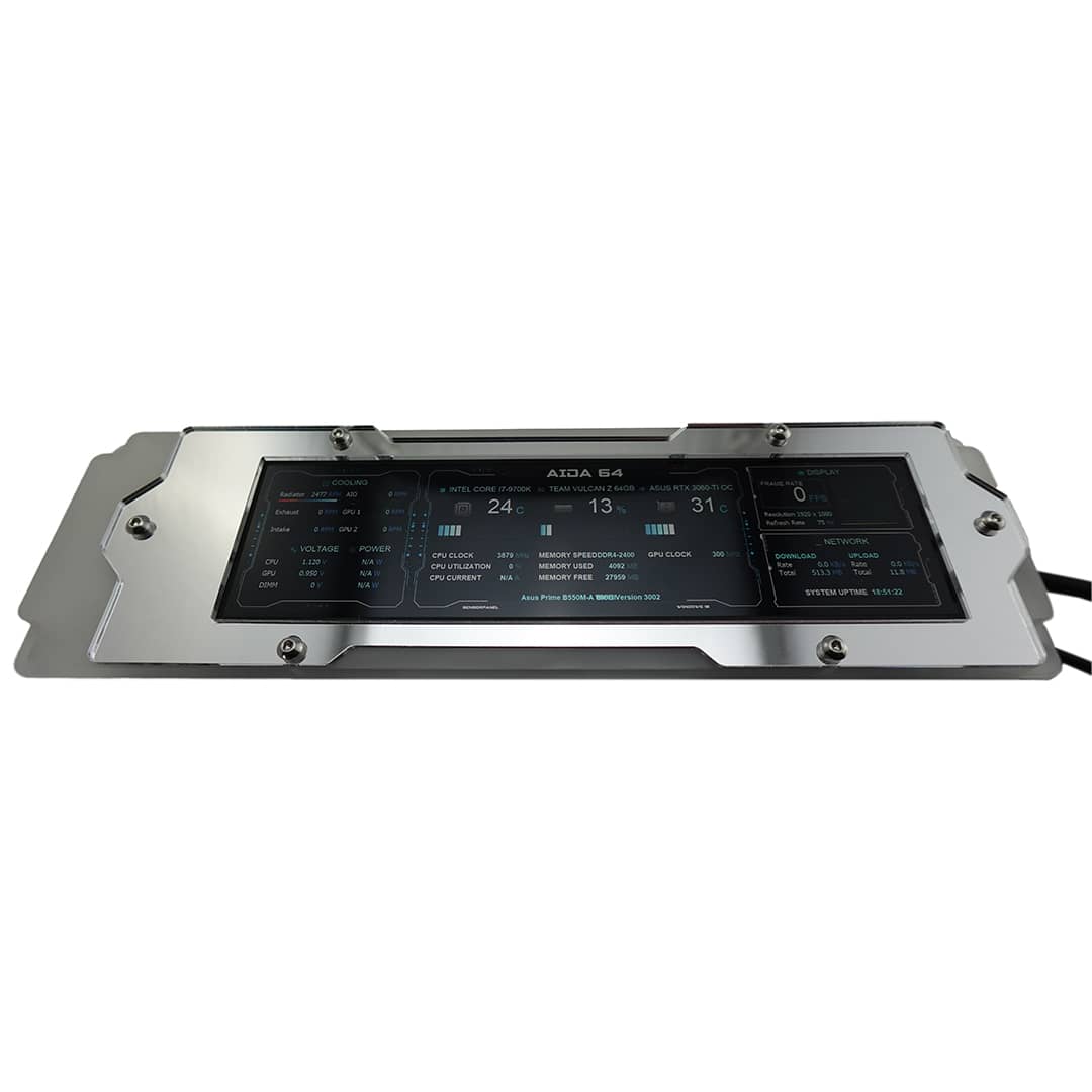 Spectre PSU Shroud Screen Silver