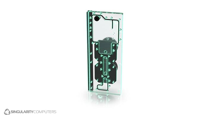 360mm Dual D5 Reservoir Combo Distribution Plate - Image 5