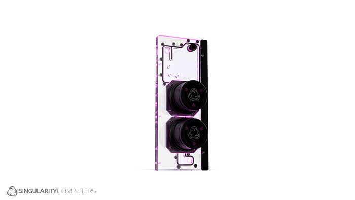 360mm Dual D5 Reservoir Combo Distribution Plate - Image 3