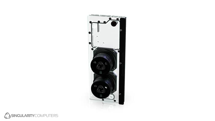 360mm Dual D5 Reservoir Combo Distribution Plate - Image 2