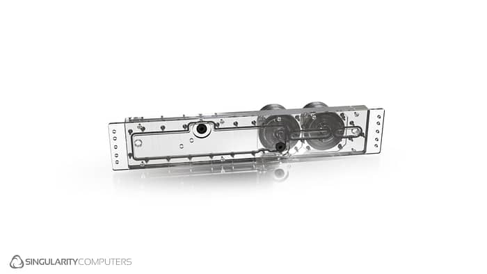 Rackmount Dual D5 Reservoir Combo Distribution Plate - Image 2