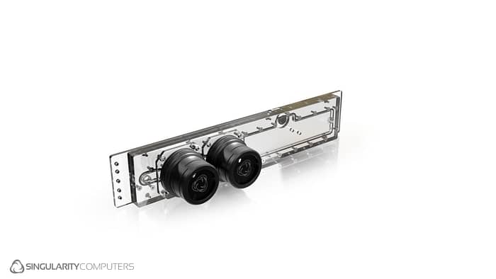 Rackmount Dual D5 Reservoir Combo Distribution Plate - Image 6