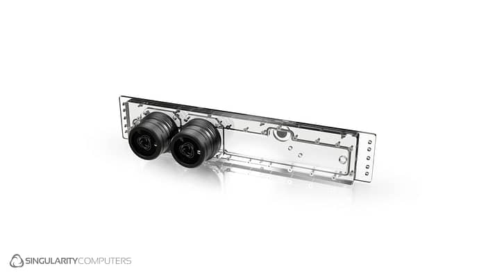 Rackmount Dual D5 Reservoir Combo Distribution Plate - Image 5