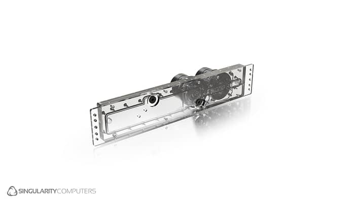 Rackmount Dual D5 Reservoir Combo Distribution Plate - Image 3