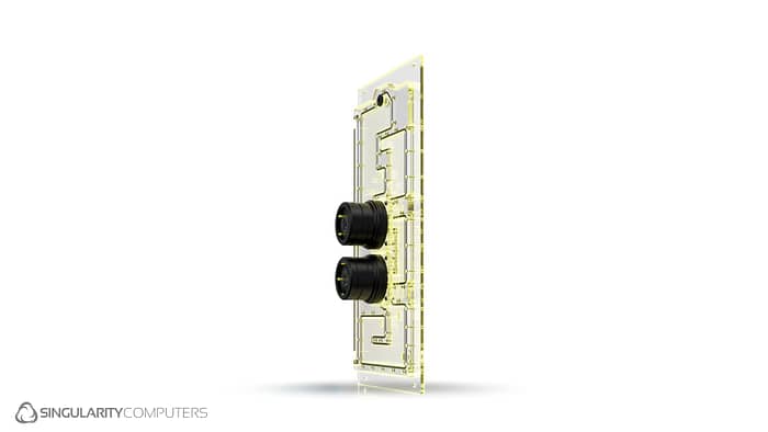 Lian Li O11D XL EVO Front Dual D5 Reservoir Distribution Plate Clear - Image 3