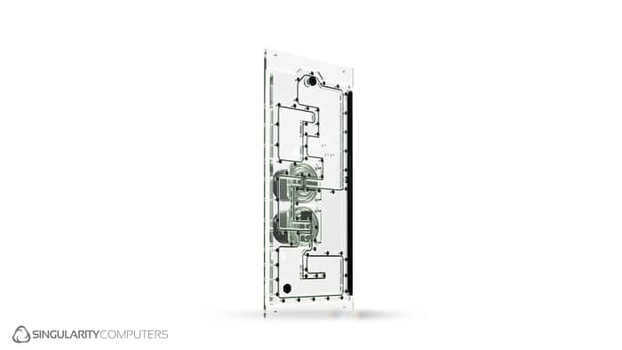 Lian Li O11D XL EVO Front Dual D5 Reservoir Distribution Plate Clear - Image 4