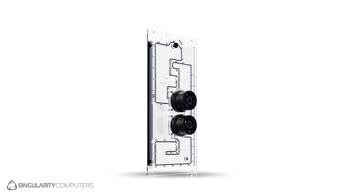 Lian Li O11D XL EVO Front Dual D5 Reservoir Distribution Plate Clear - Image 7