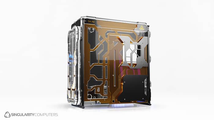 Spectre 4 Aevum Gold Elite Limited Edition Water-cooling Case - Image 4