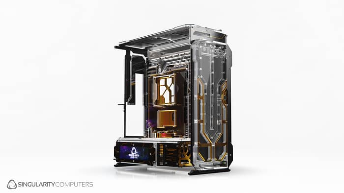 Spectre 4 Aevum Gold Elite Limited Edition Water-cooling Case - Image 10