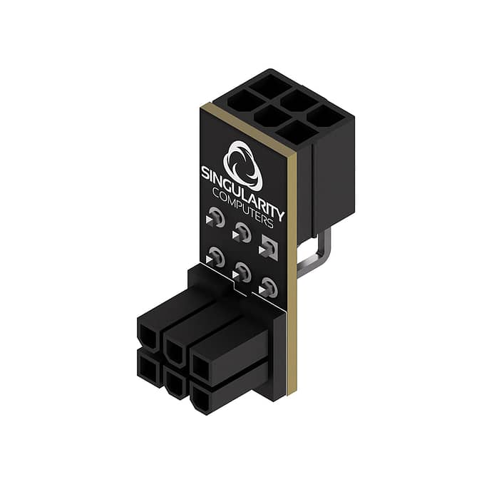 Shift Motherboard 6pin PCIE 90 Degree Adaptor - Image 1