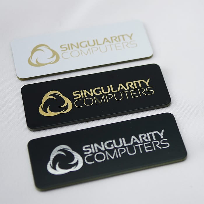 Singularity Computers Case Badges - Image 1