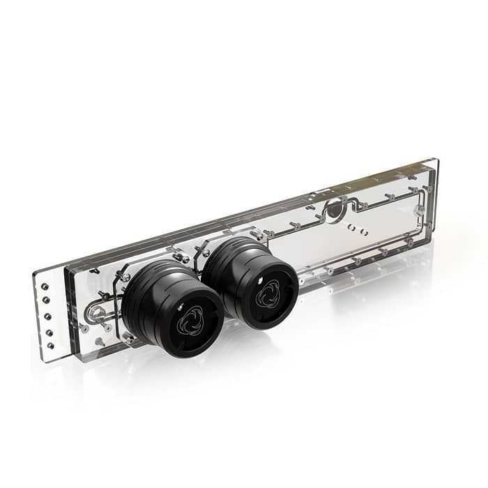 Rackmount Dual D5 Reservoir Combo Distribution Plate - Image 1