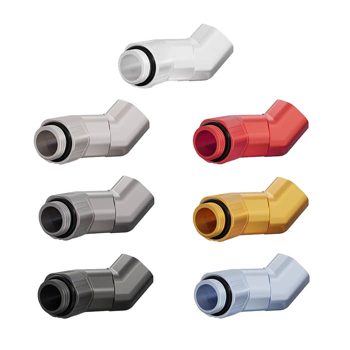 90 Degree Dual Rotary Cerakote Fitting - Image 1