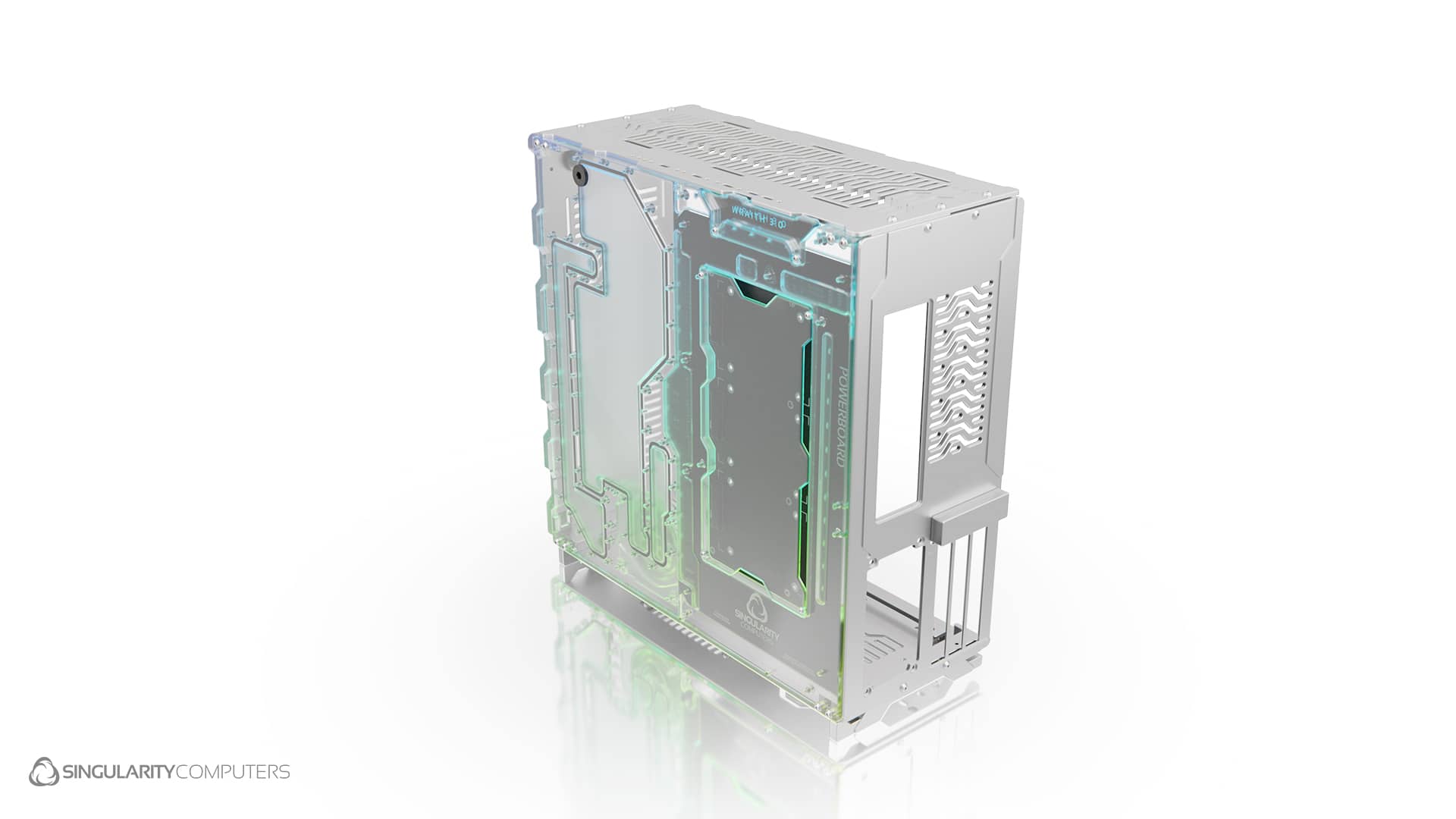 Wraith 3.0 Water-cooling Silver Case - Singularity Computers
