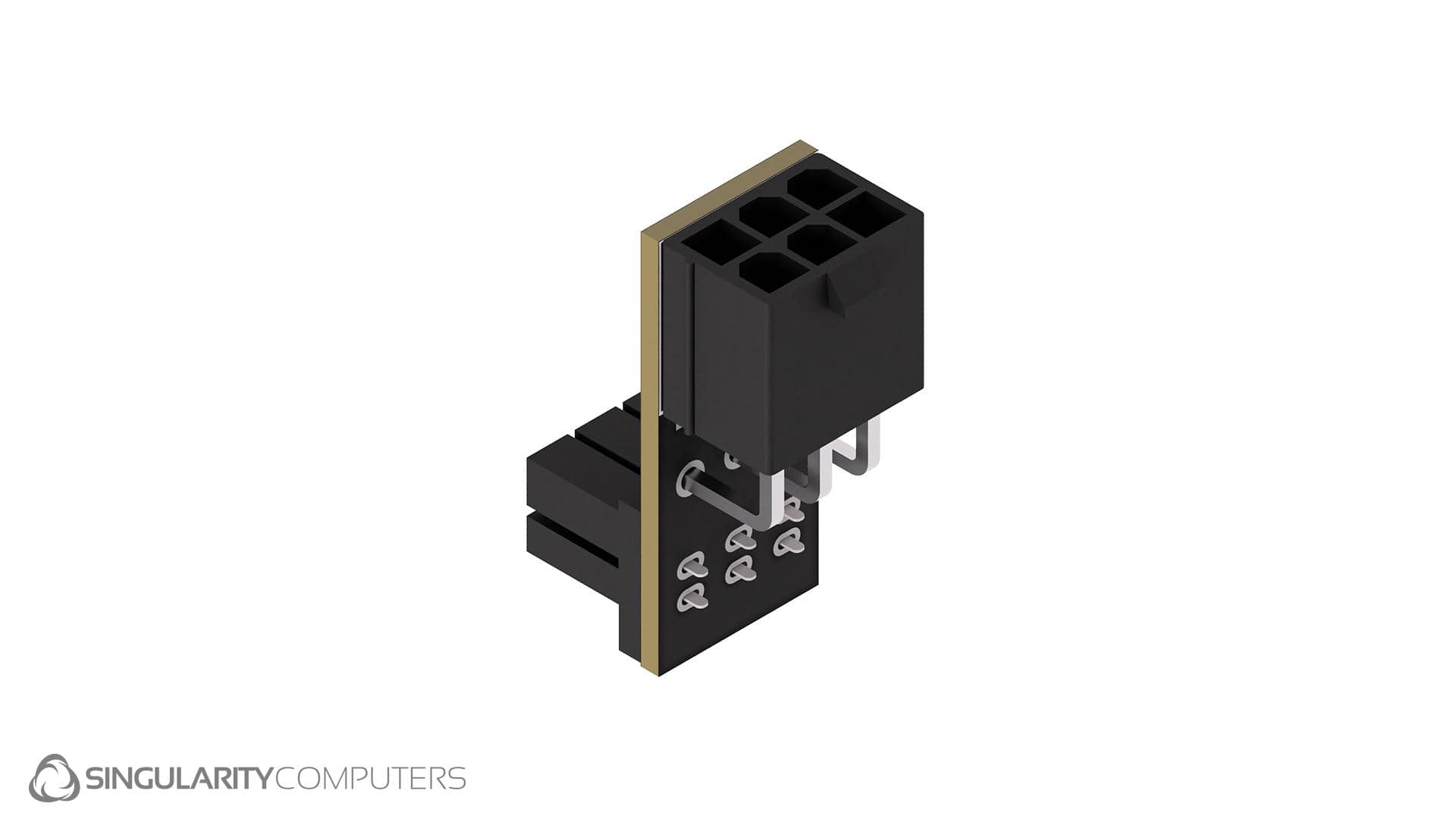 Shift Motherboard 6pin PCIE 90 Degree Adaptor - Singularity